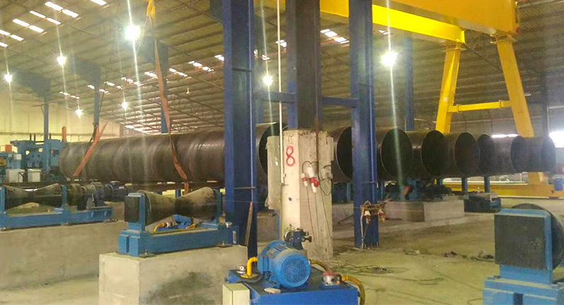 马来西亚φ406-2400X25.4mm螺焊机组