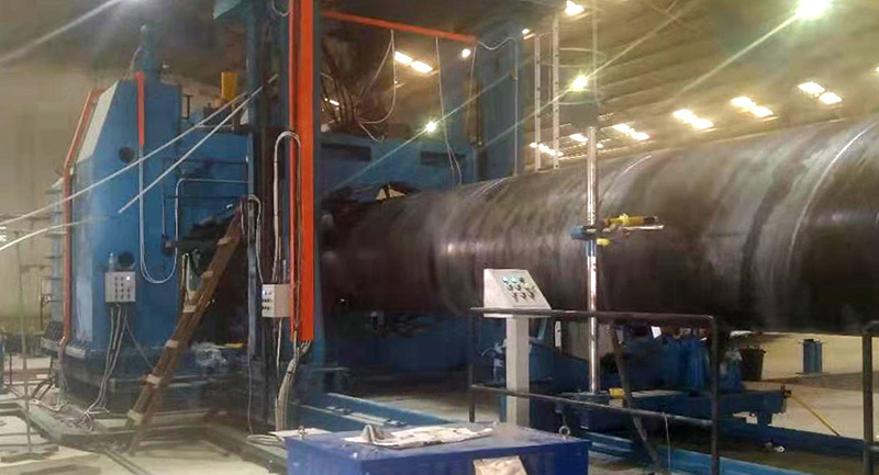 马来西亚φ406-2400X25.4mm螺焊机组