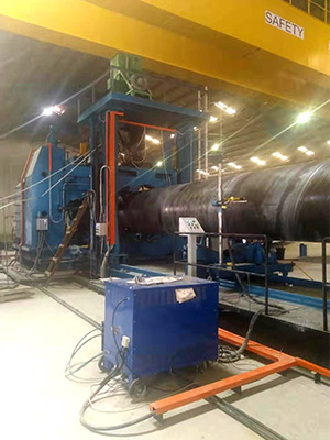 马来西亚φ406-2400X25.4mm螺焊机组