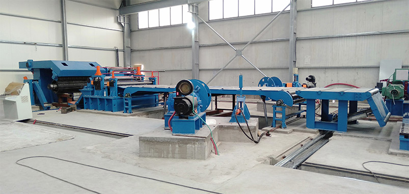 保加利亚1600x6mm纵剪机组