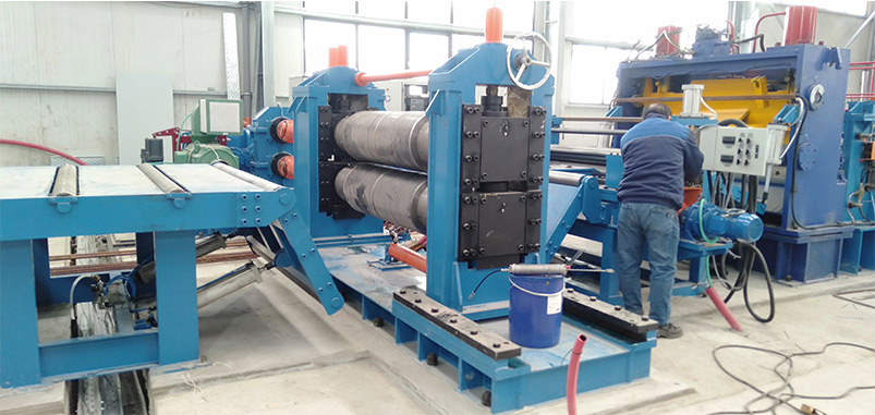 保加利亚1600x6mm纵剪机组