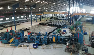 华欣诚出口马来西亚φ406-2400X25.4mm螺旋焊管机组